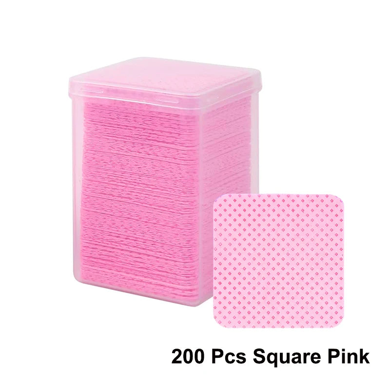 Cotons Fibre NailClean – Pour Retirer le Vernis en Toute Simplicité 200 pcs